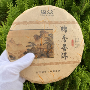 Рисовый шу пуэр Дерево Богомола 2020 года 357 г